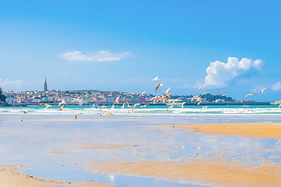 plage du ris camping kerleyou